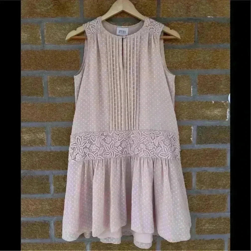 Marchesa rose ligth pink dress small
